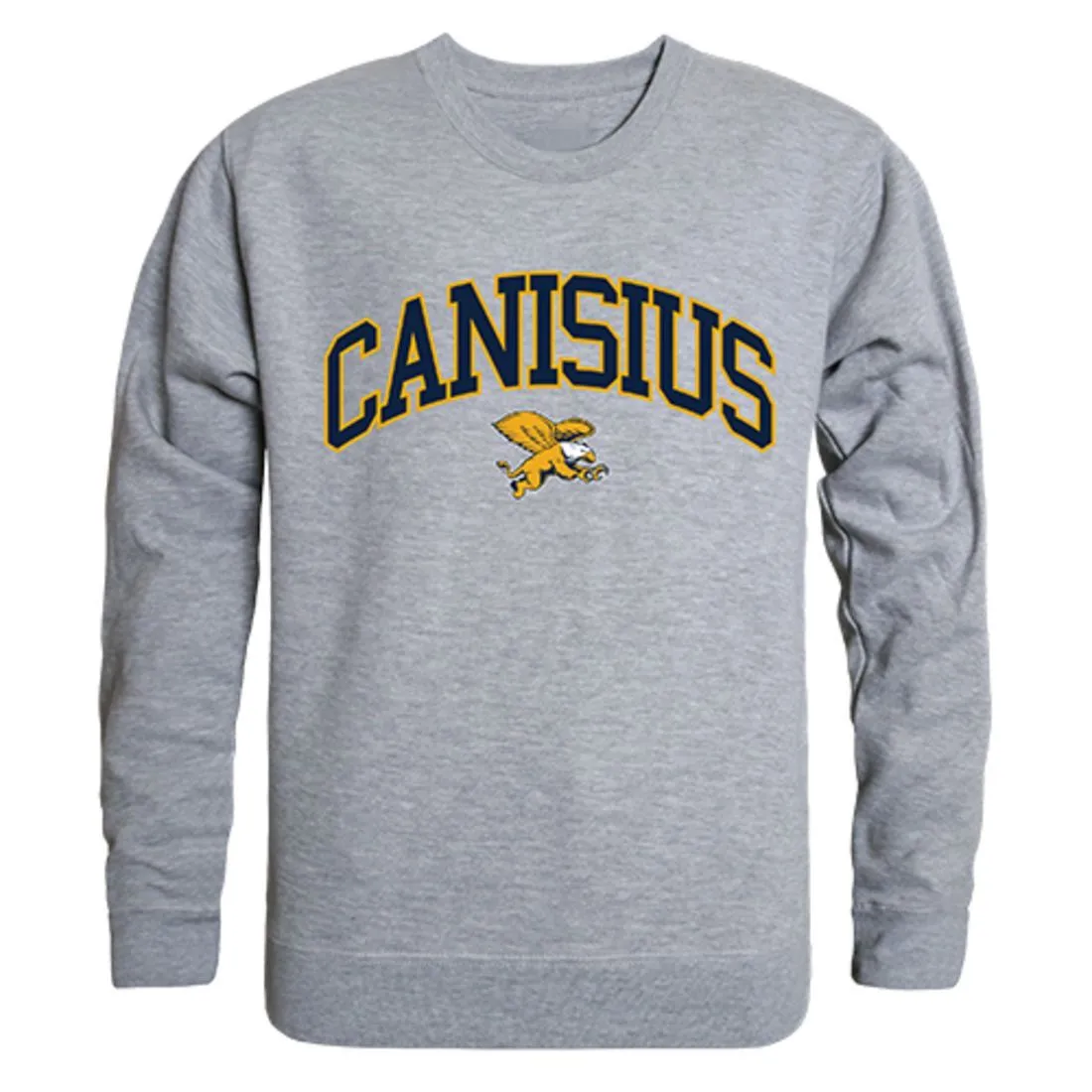 Canisius College Campus Crewneck Pullover Sweatshirt Sweater Heather Grey
