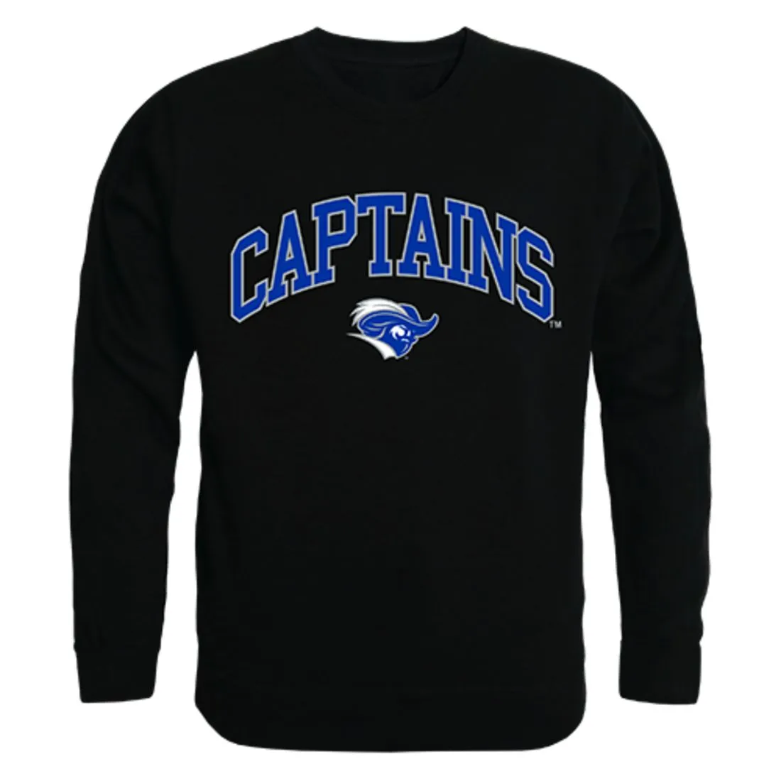 CNU Christopher Newport University Campus Crewneck Pullover Sweatshirt Sweater Black