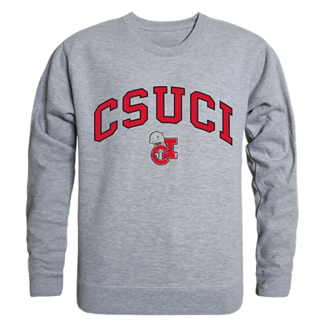 CSUCI CalIfornia State University Channel Islands Campus Crewneck Pullover Sweatshirt Sweater Heather Grey