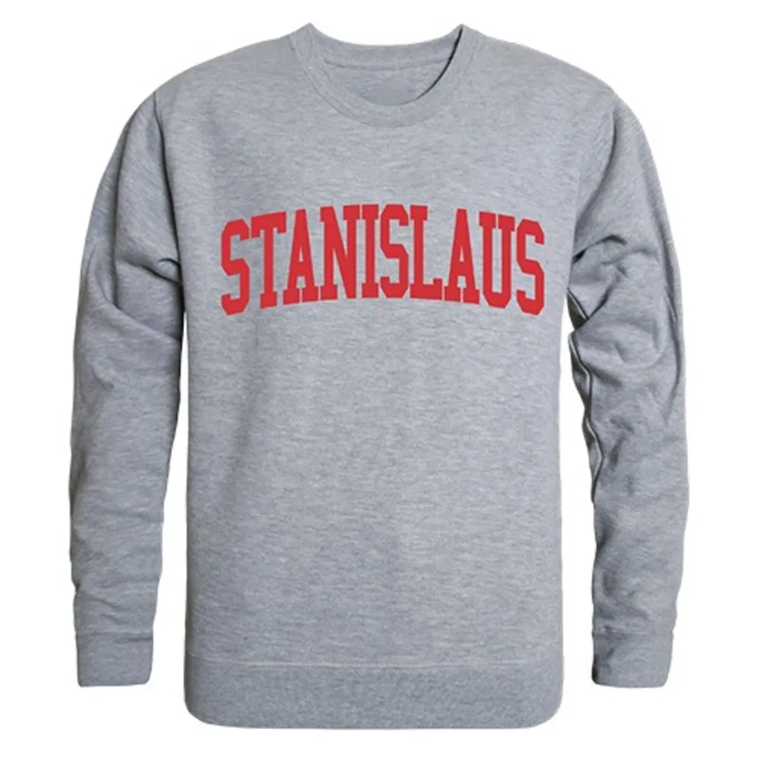CSUSTAN California State University Stanislaus Game Day Crewneck Pullover Sweatshirt Sweater Heather Grey
