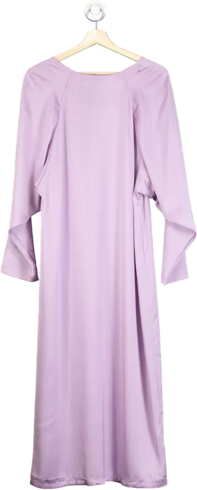 H&M Lilac Long Sleeve Dress UK S